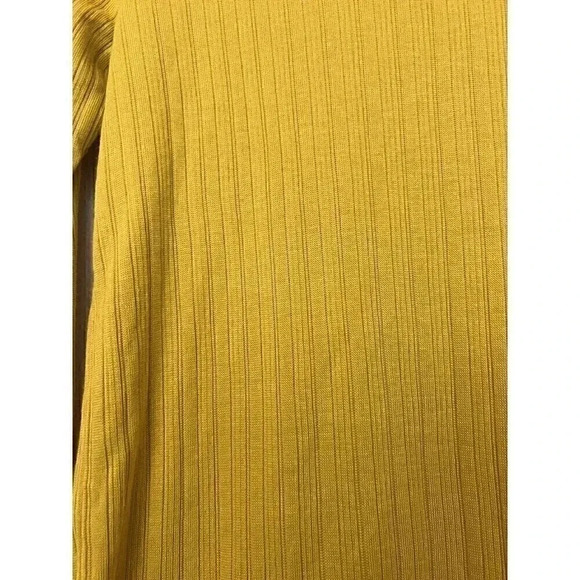 J Crew Turtleneck Long Sleeve Top Womens Size S Yellow Blouse NWT - Picture 3 of 9